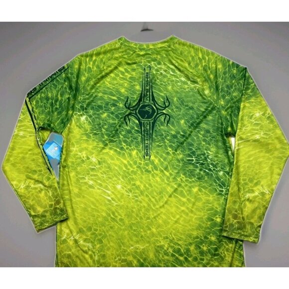 NWT Bimini Bay Outfitters Ltd. UPF 50+ Solarguard L/S T-Shirt 3XL Emerald CR50 - Picture 4 of 5